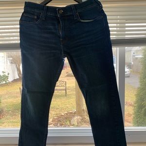 Hollister dark blue jeans 32x32